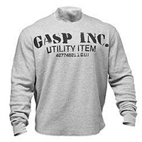 GASP Thermal Gym Sweater - Grey Melange