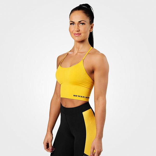 Better Bodies Astoria Seamless Bra - Yellow Detail 1