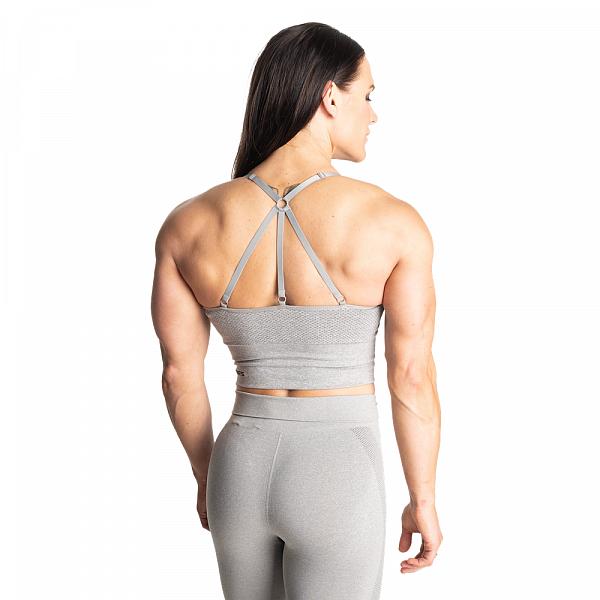 Better Bodies Astoria Seamless Bra - Light Grey Melange Detail 2