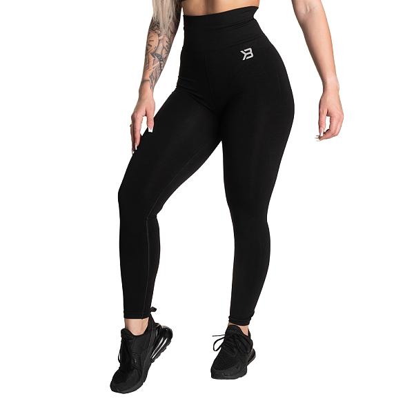 Better Bodies Rockaway Leggings - Black Melange Detail 2