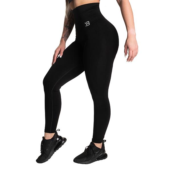 Better Bodies Rockaway Leggings - Black Melange Detail 3