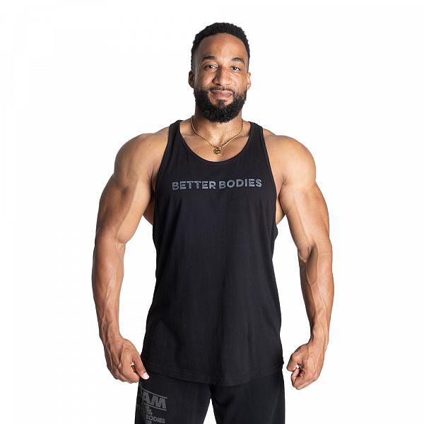 Better Bodies Logo Essential T-Back - Black Detail 1