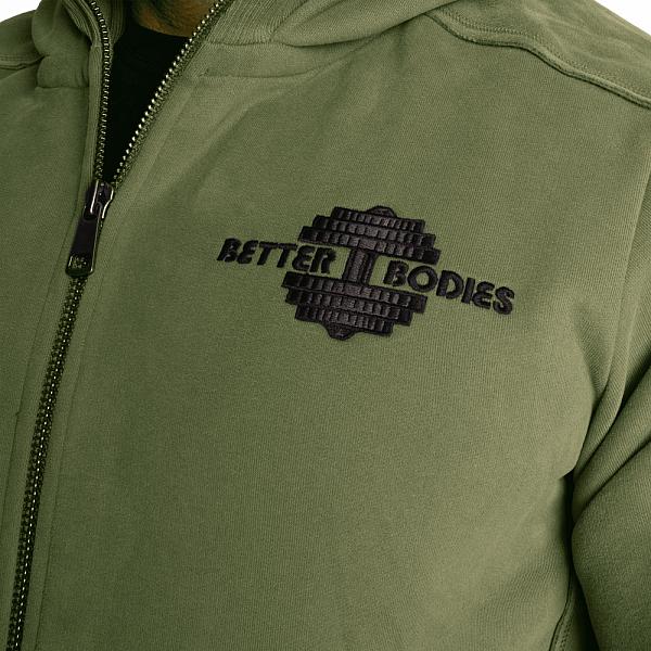 Pro Better Bodies Hood - Washed Green Detail 5