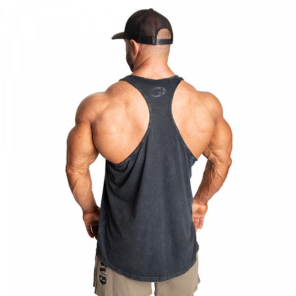 GASP Skull T-back - Washed Black Detail 2