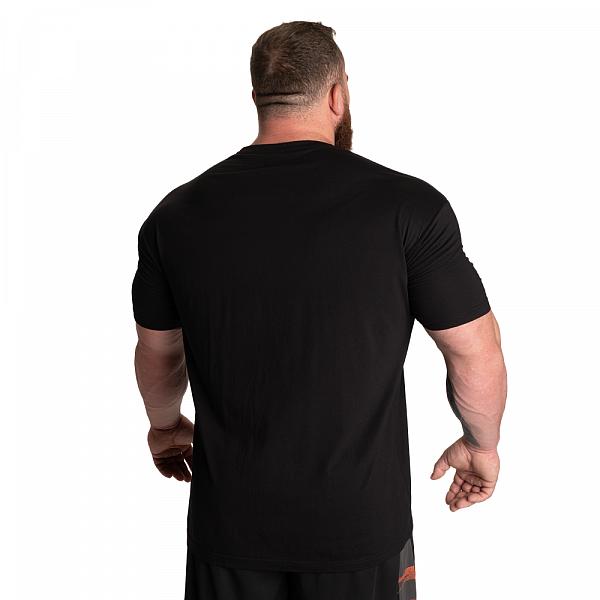 GASP Legacy Gym Tee - Black/Flame Detail 3