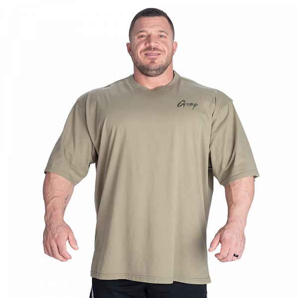 GASP Washed Iron Tee - Washed Green Detail 2