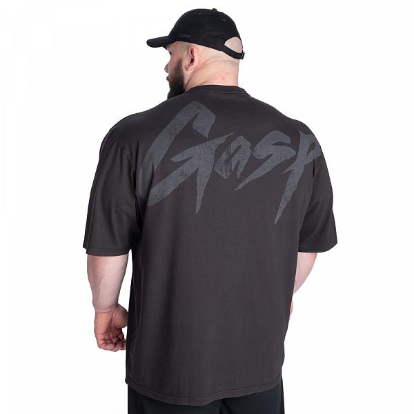 GASP Washed Iron Tee - Washed Black Detail 1