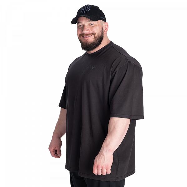GASP Washed Iron Tee - Washed Black Detail 3