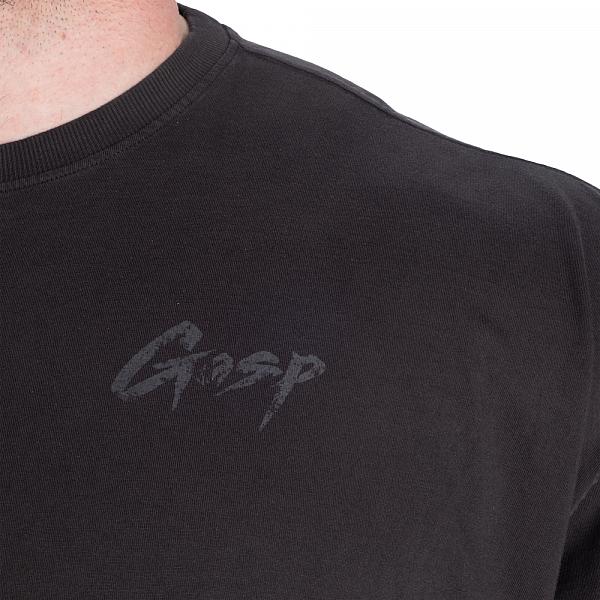 GASP Washed Iron Tee - Washed Black Detail 4