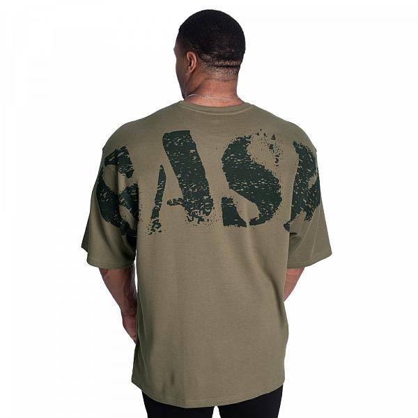 GASP Iron Thermal Tee - Washed Green Detail 2
