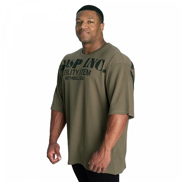 GASP Iron Thermal Tee - Washed Green Detail 5