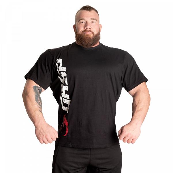 GASP Original Tee - Black/Red Detail 3