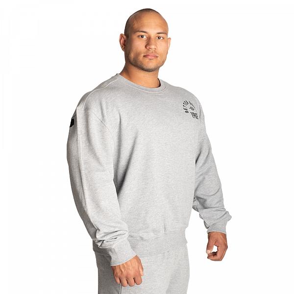 Better Bodies Legacy Sweater - Light Grey Melange Detail 3