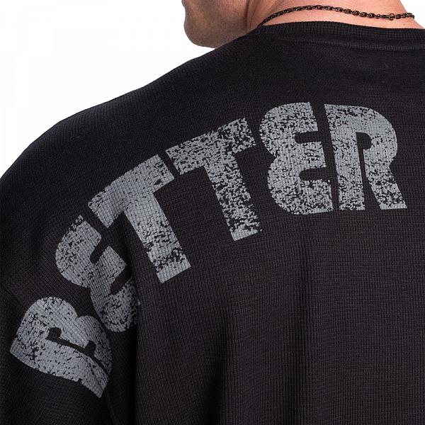 Better Bodies Team Iron Thermal Tee - Black Detail 5