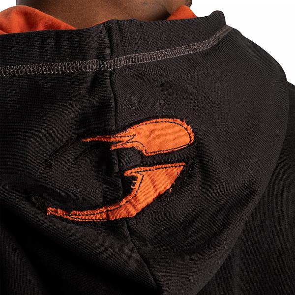 Gasp Hood Sweater - Black/Flame Detail 5